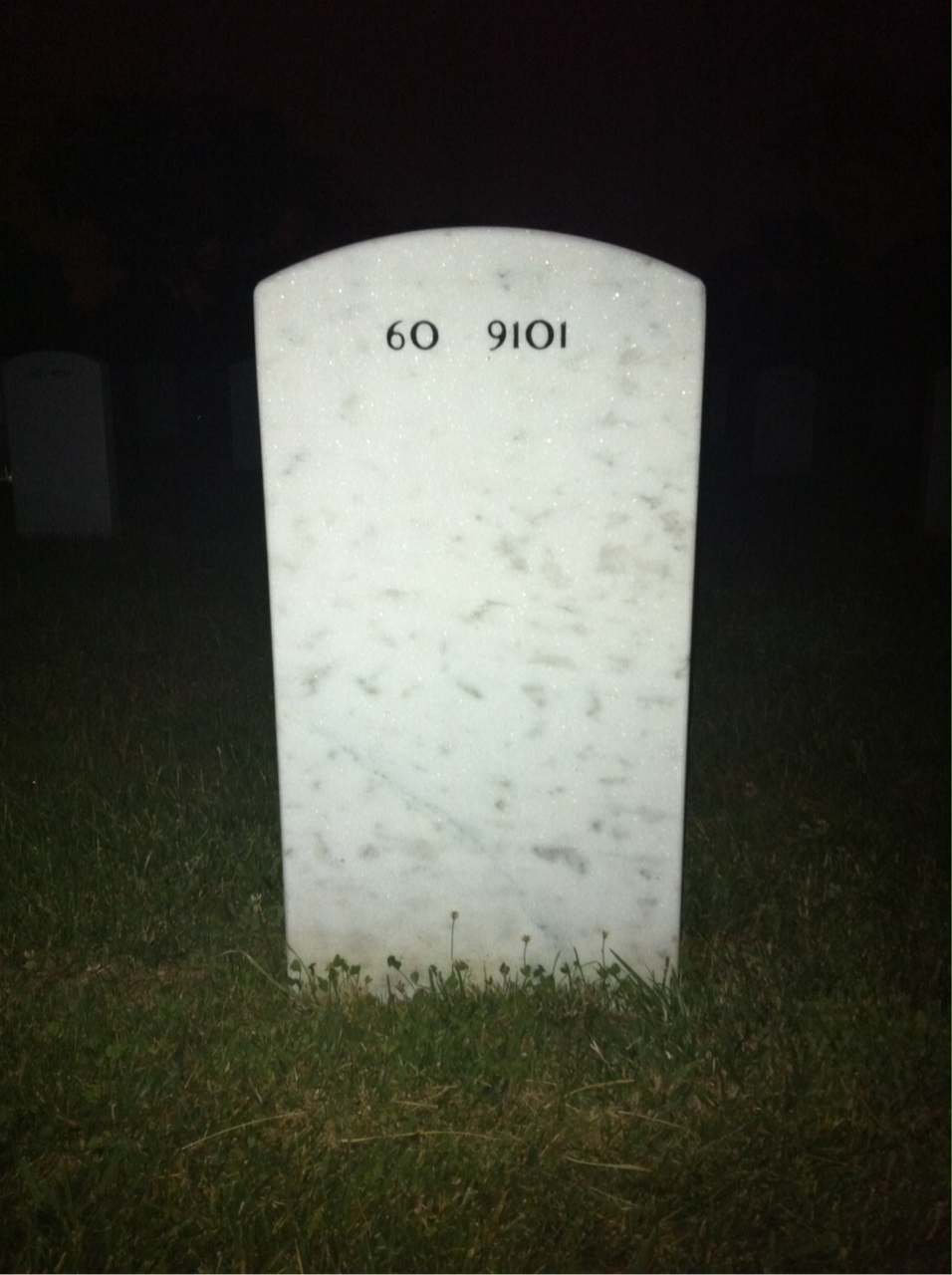 Back of headstone — Keith Sefton