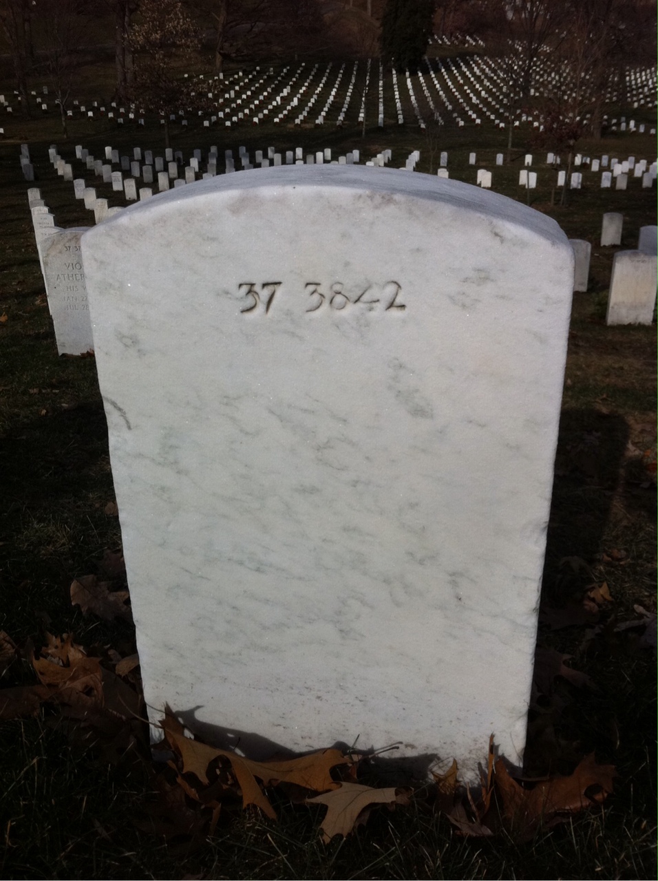 Back of headstone — Helen Mcintosh