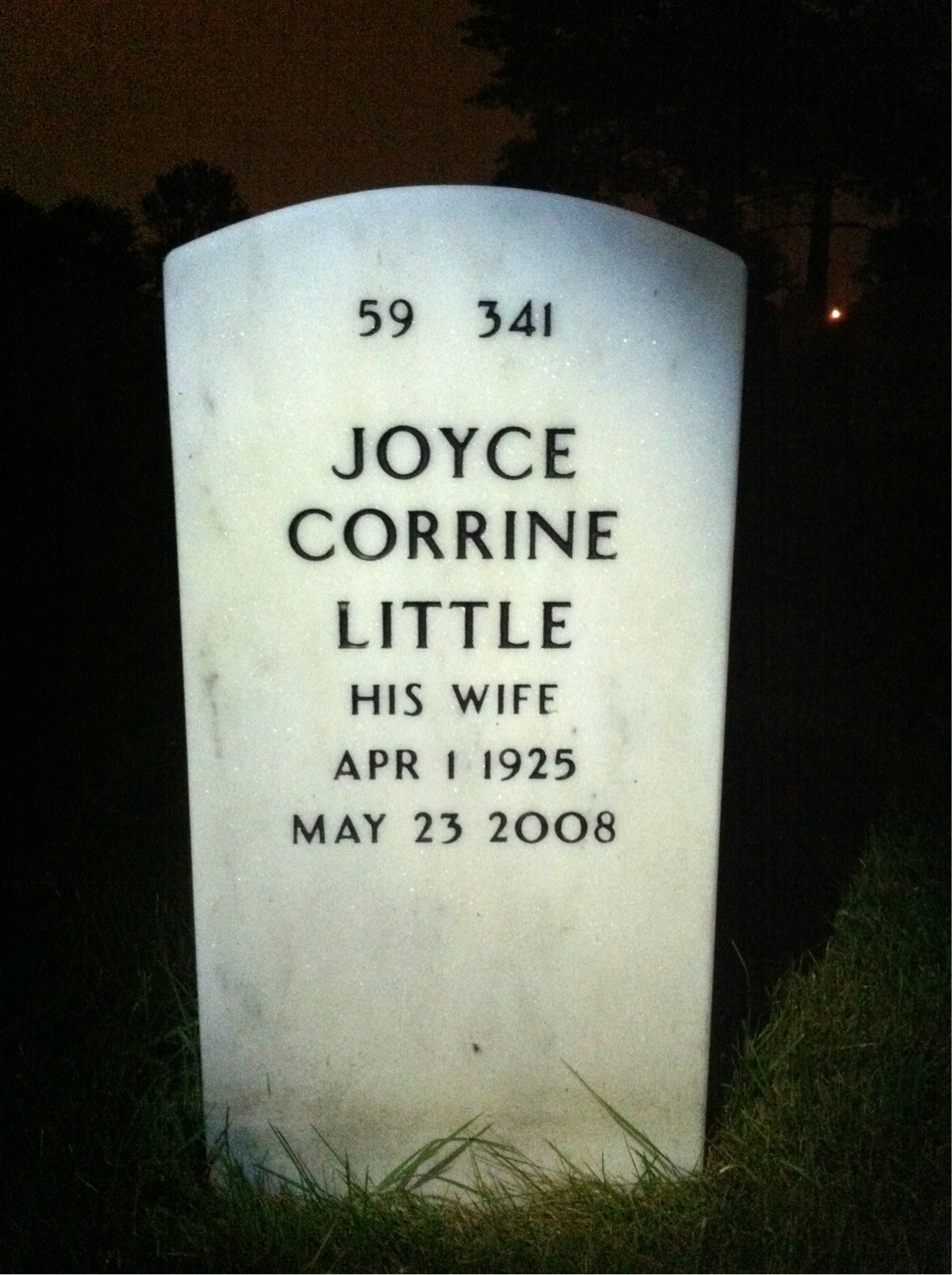 Back of headstone — William Morgan