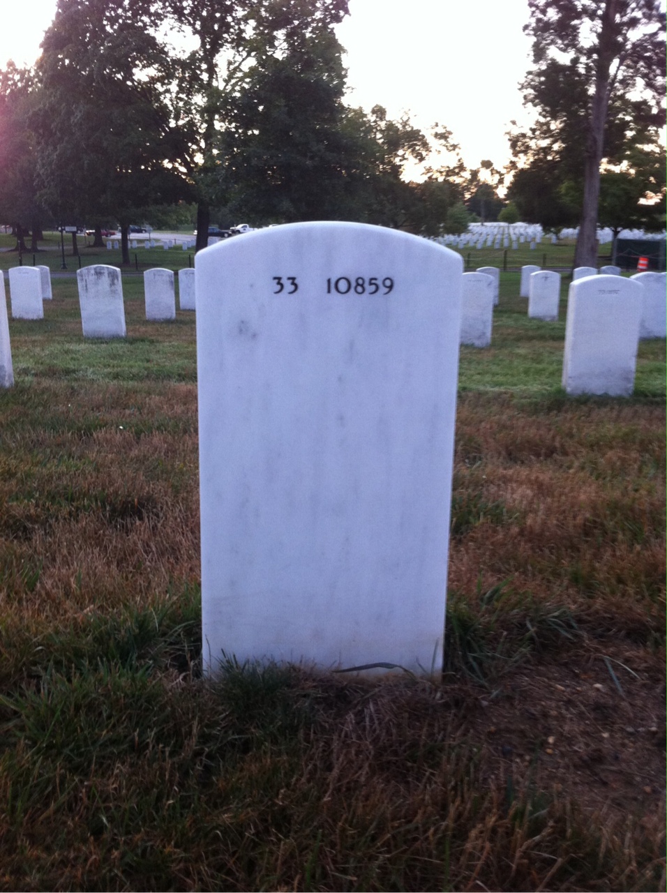 Back of headstone — Gregory Kulm