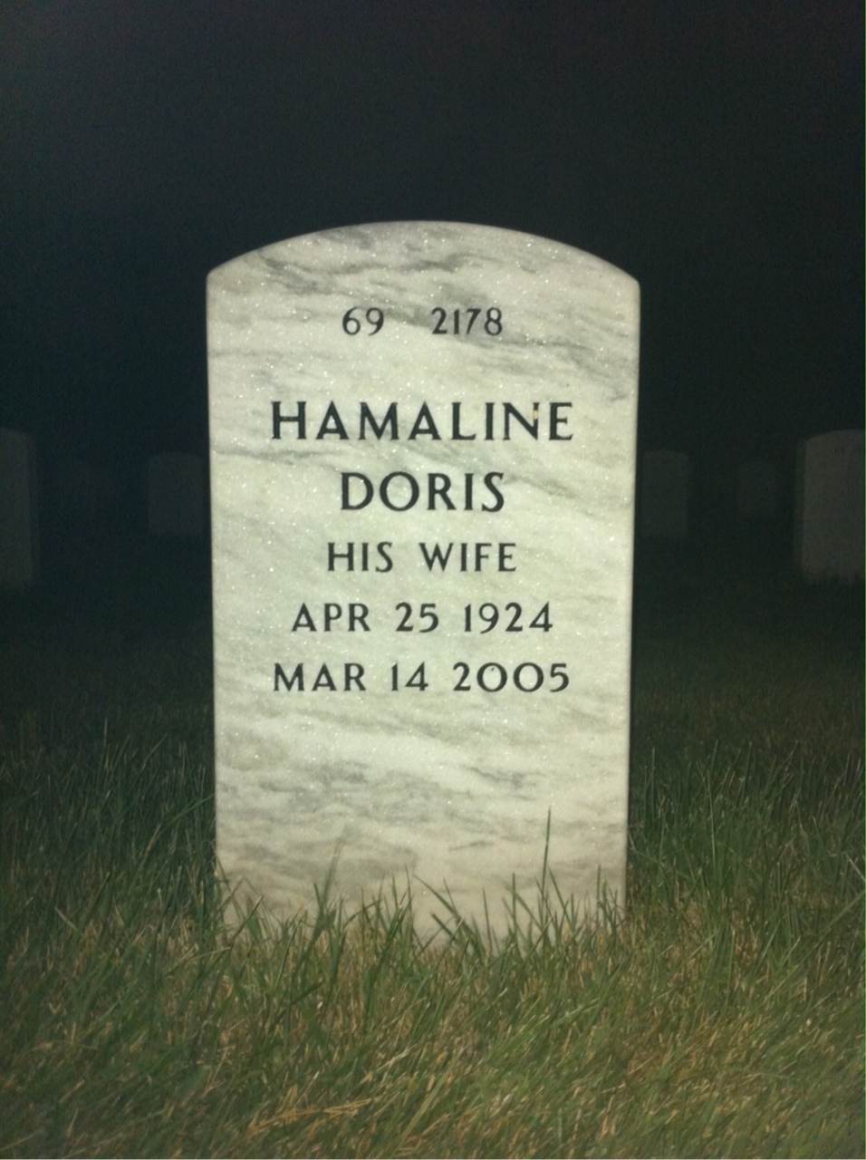 Back of headstone — Irving Peltz