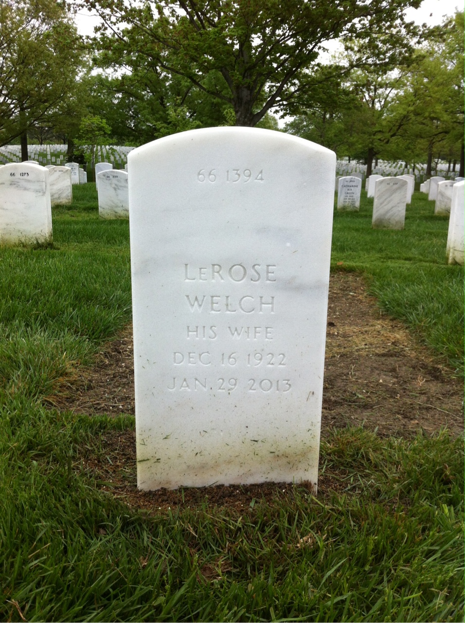 Back of headstone — Joseph Smith