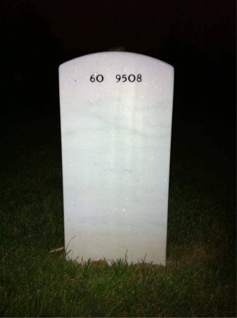 Back of headstone — Evan Mooldyk