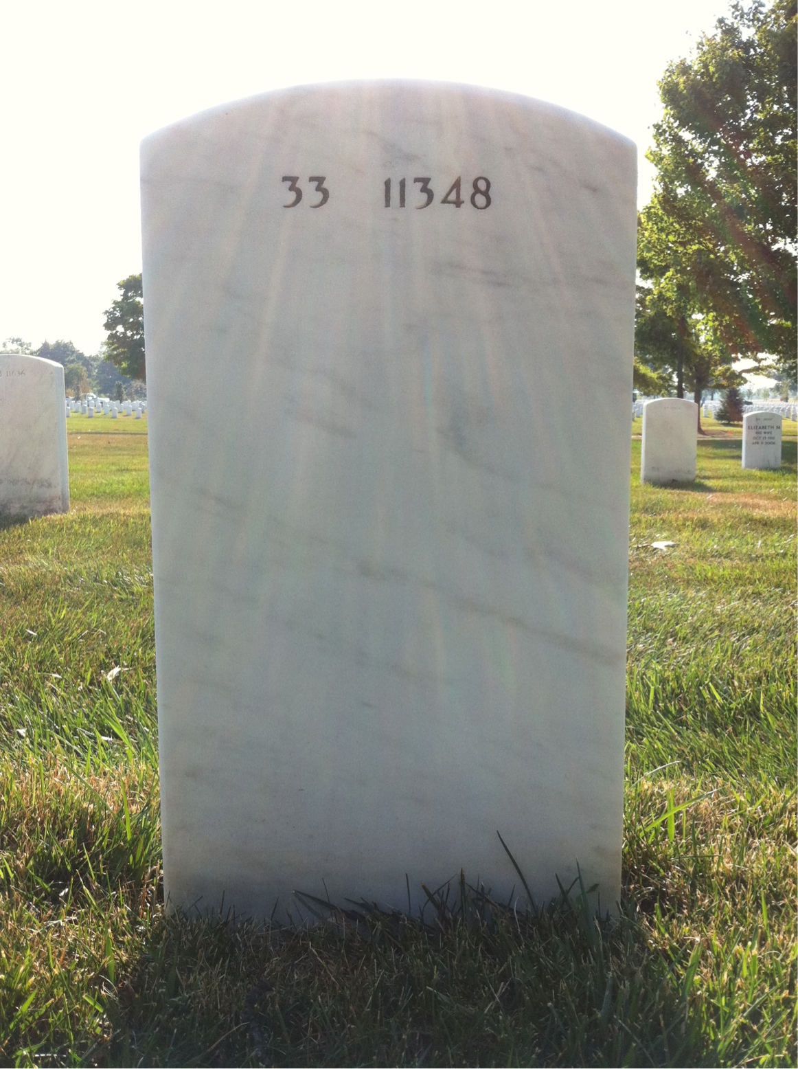 Thomas EDWARD Hillberry headstone back