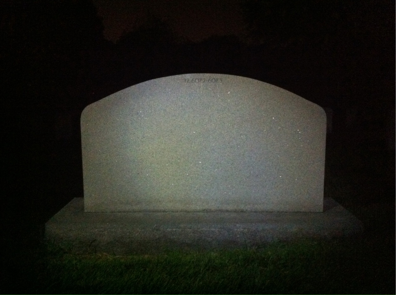 Back of headstone — Douglas Mckee