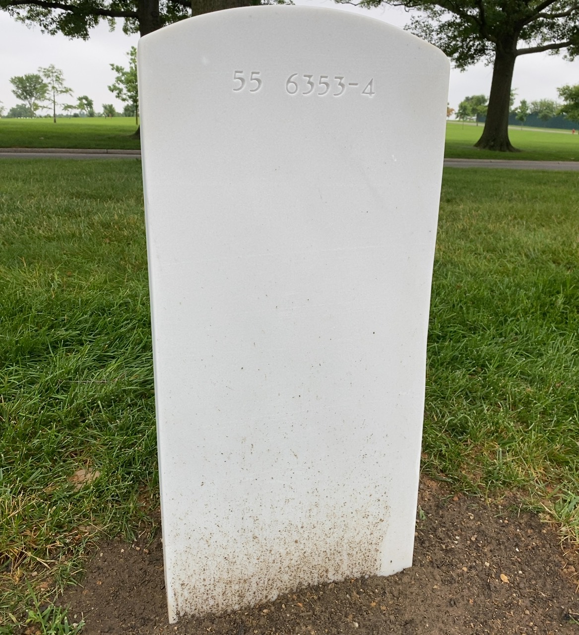 Back of headstone — William Charles Boyles