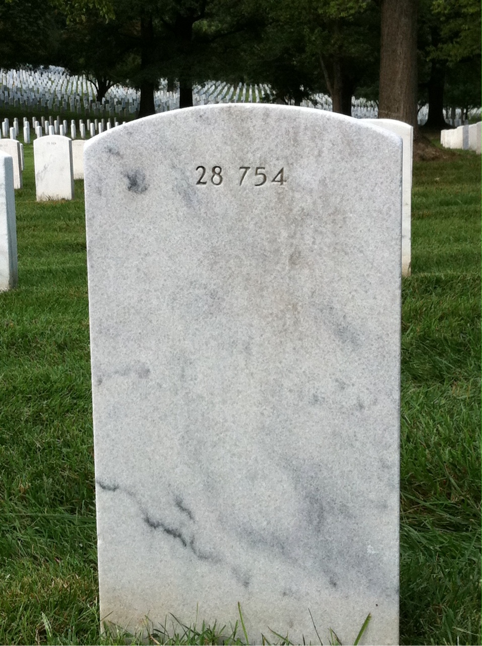 Back of headstone — Rosetta Allen
