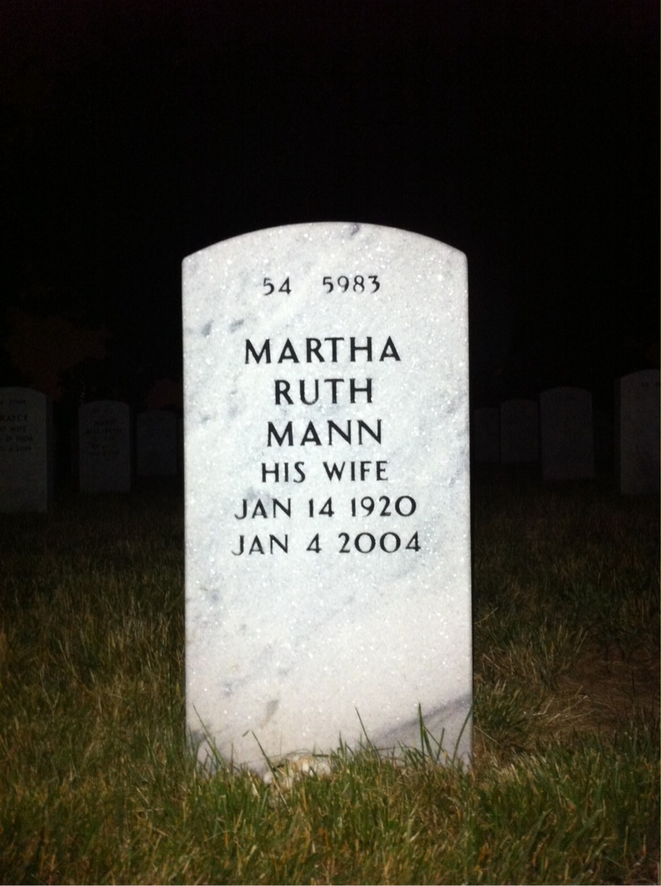 Back of headstone — Carter Cowan