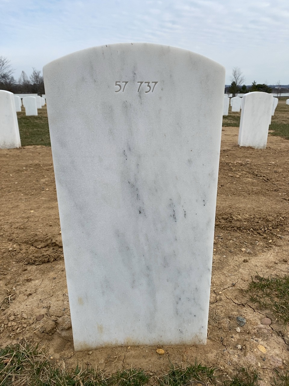 Back of headstone — Edgar Ayala Mendez