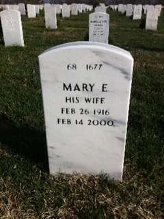 Back of headstone — Jack Pickup