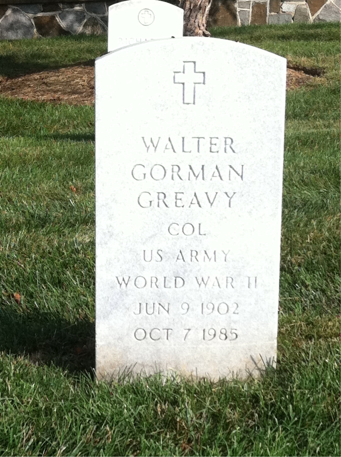 Walter G Greavy
