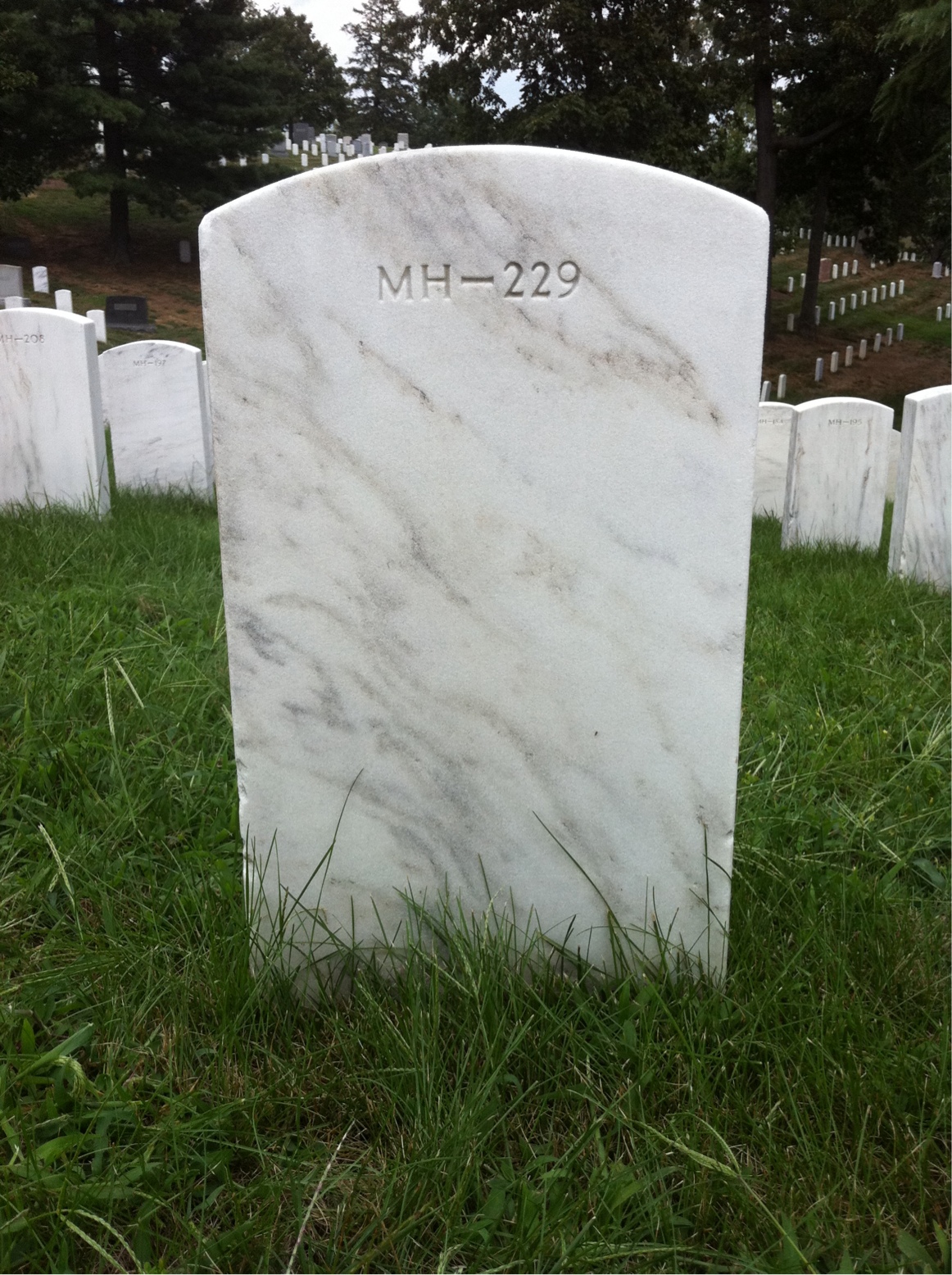 Back of headstone — John Mulder