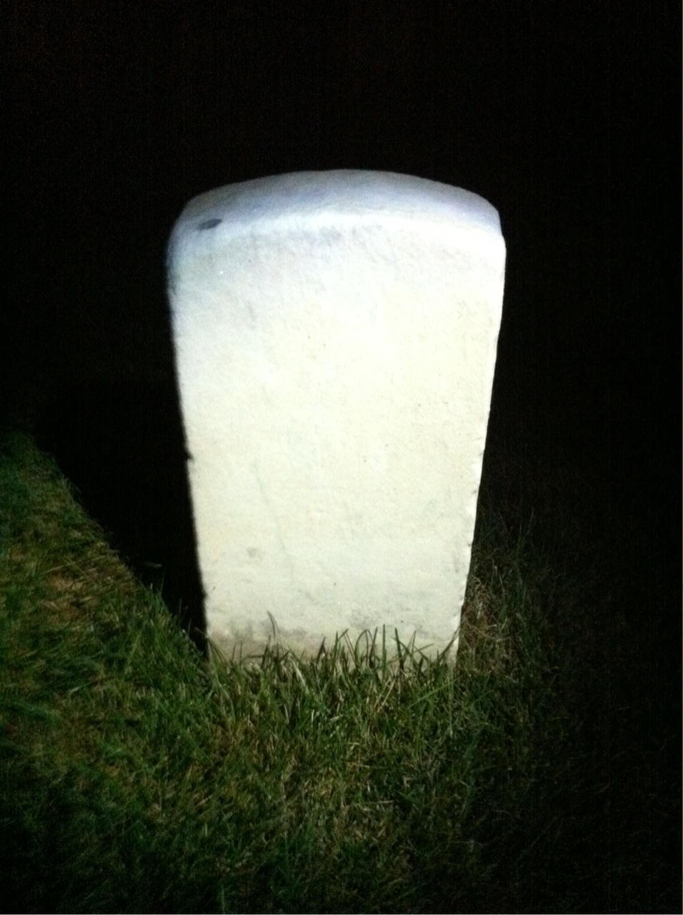 Back of headstone — William Amligh