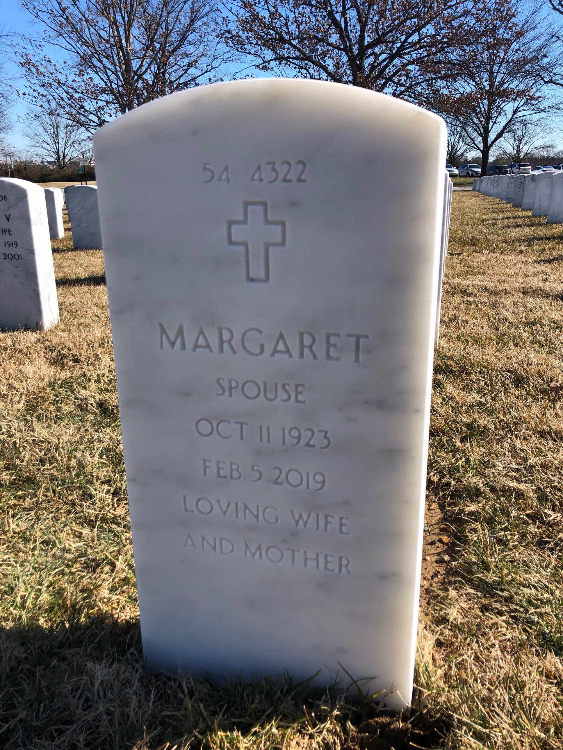 Back of headstone — Nicholas Nosach
