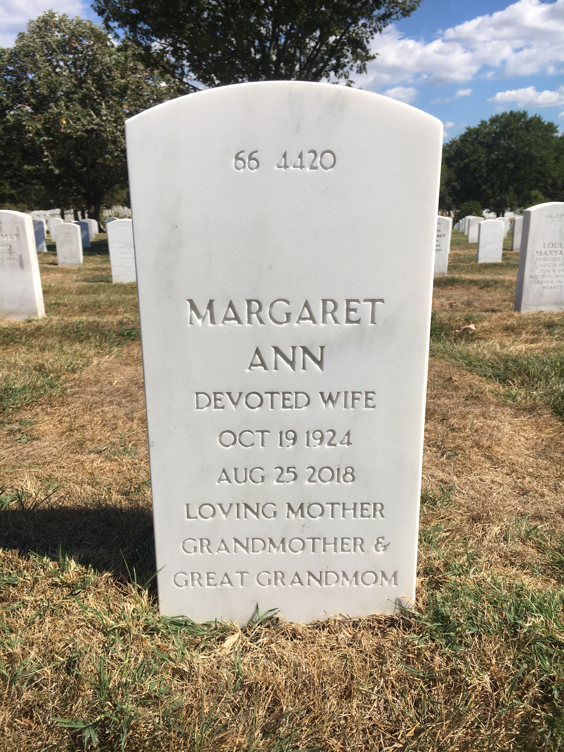 Back of headstone — Frank Bosch
