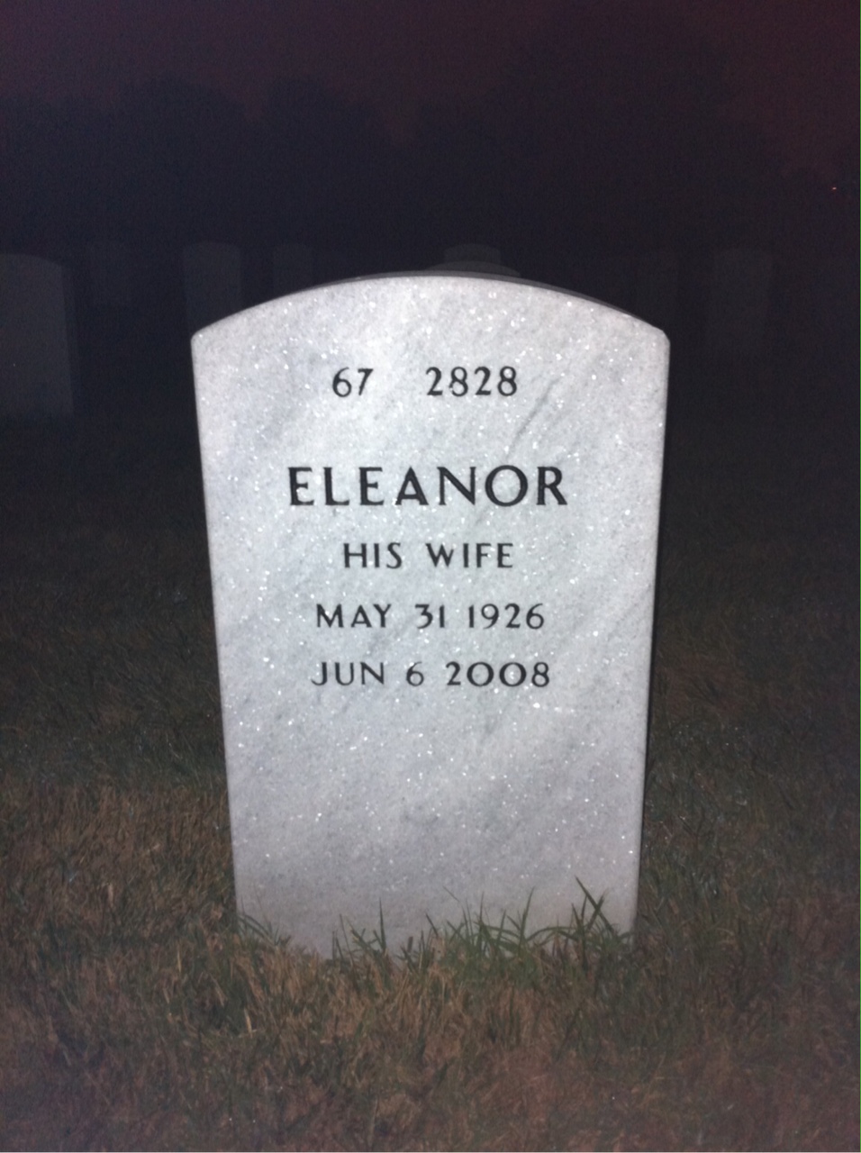 Back of headstone — Joel Feigenbaum