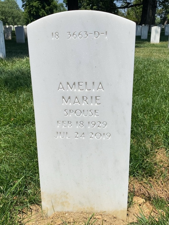 Back of headstone — Michael Collins