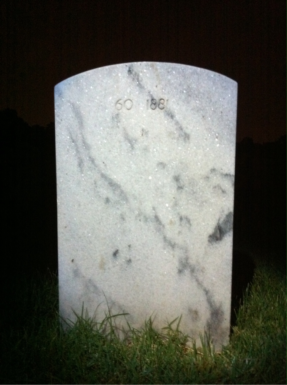 Back of headstone — David Ammon