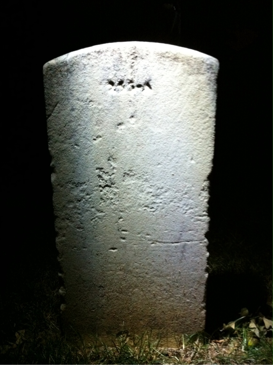 Back of headstone — Reno Mosier