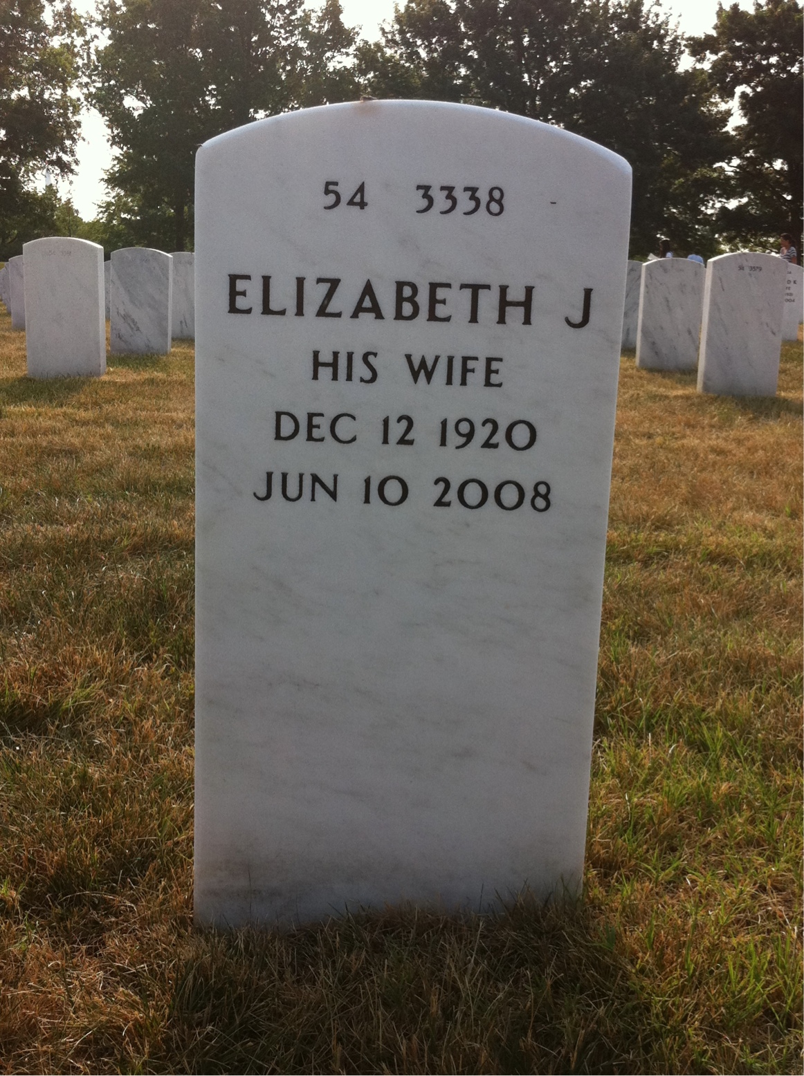 Back of headstone — Michele Lepore