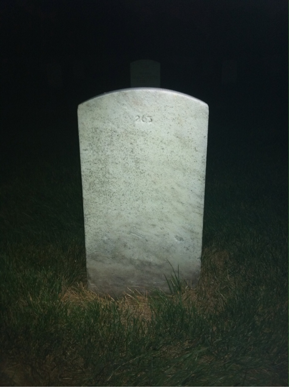 Back of headstone — Lucien Archambault
