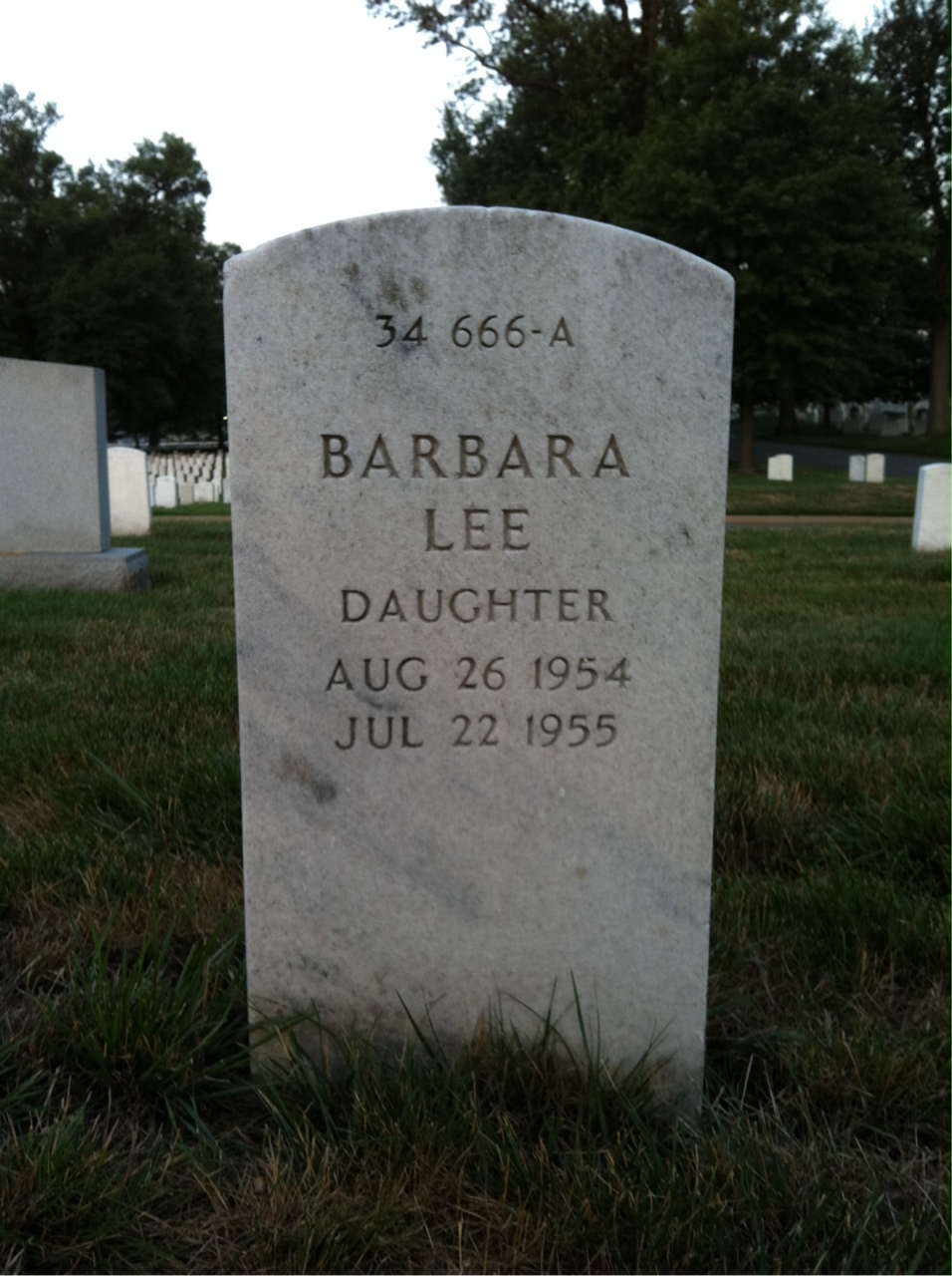 Back of headstone — James Montgomery