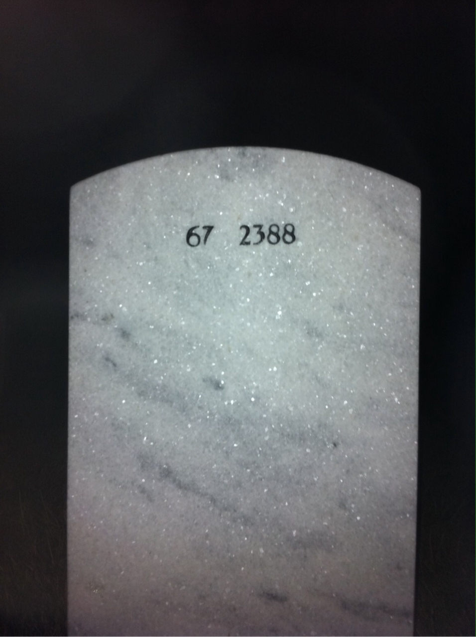Back of headstone — Edward Seay