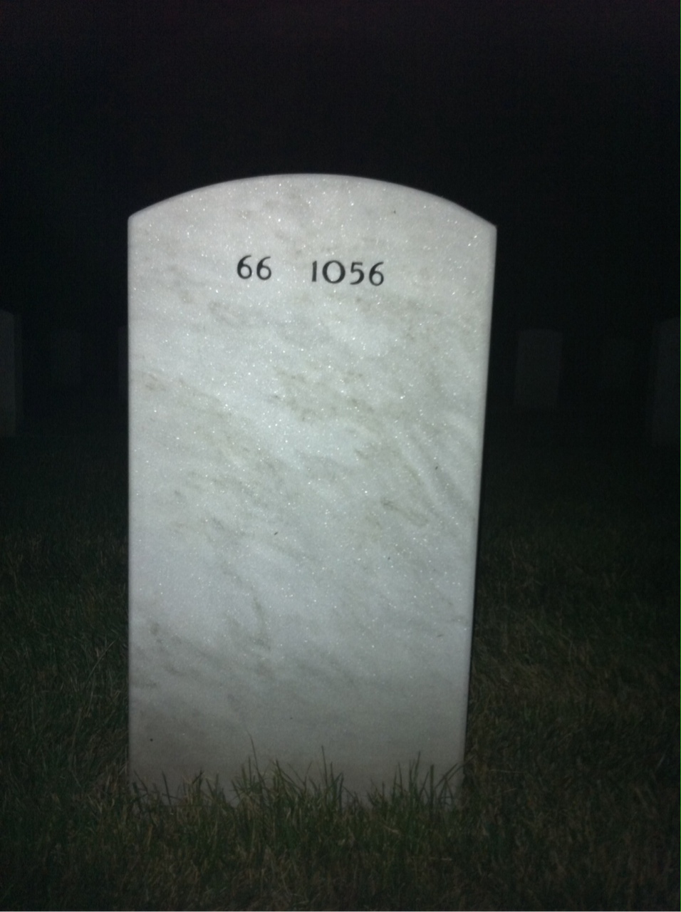 Back of headstone — Phillip Richardson