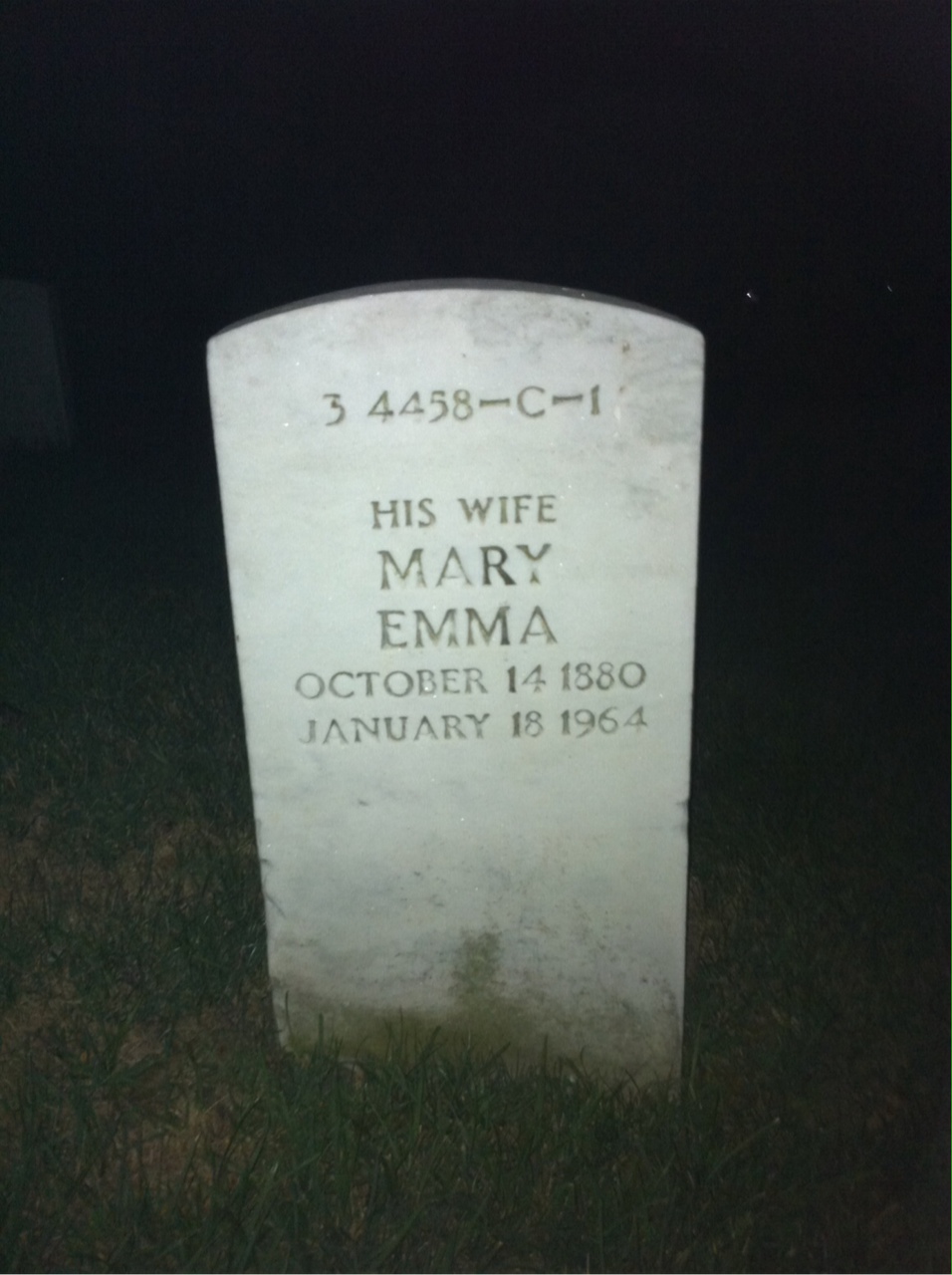 Back of headstone — Charles Antrobus