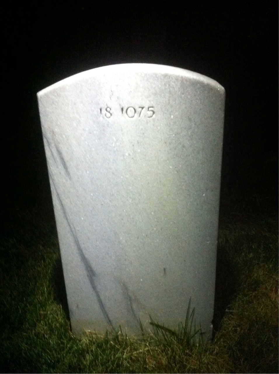 Back of headstone — Stanley Bierka