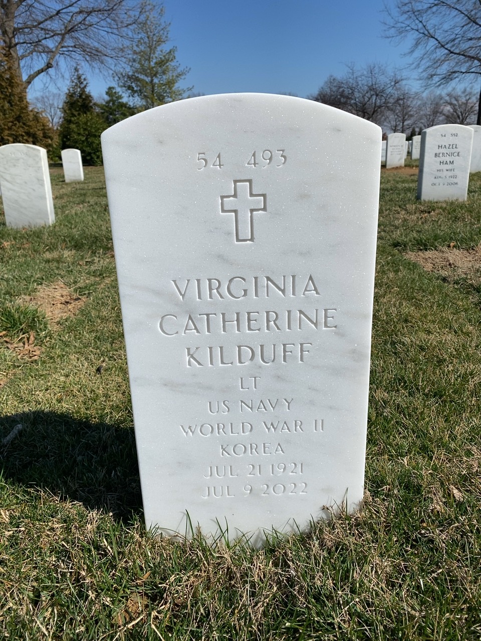 Back of headstone — Thomas Kilduff