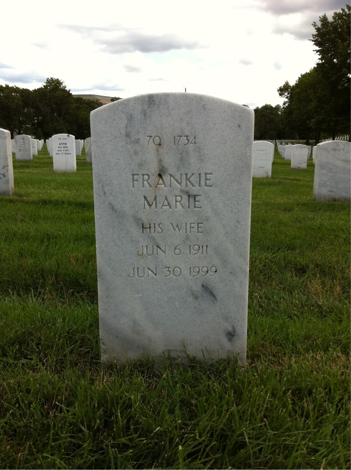 Back of headstone — Edward Morgan