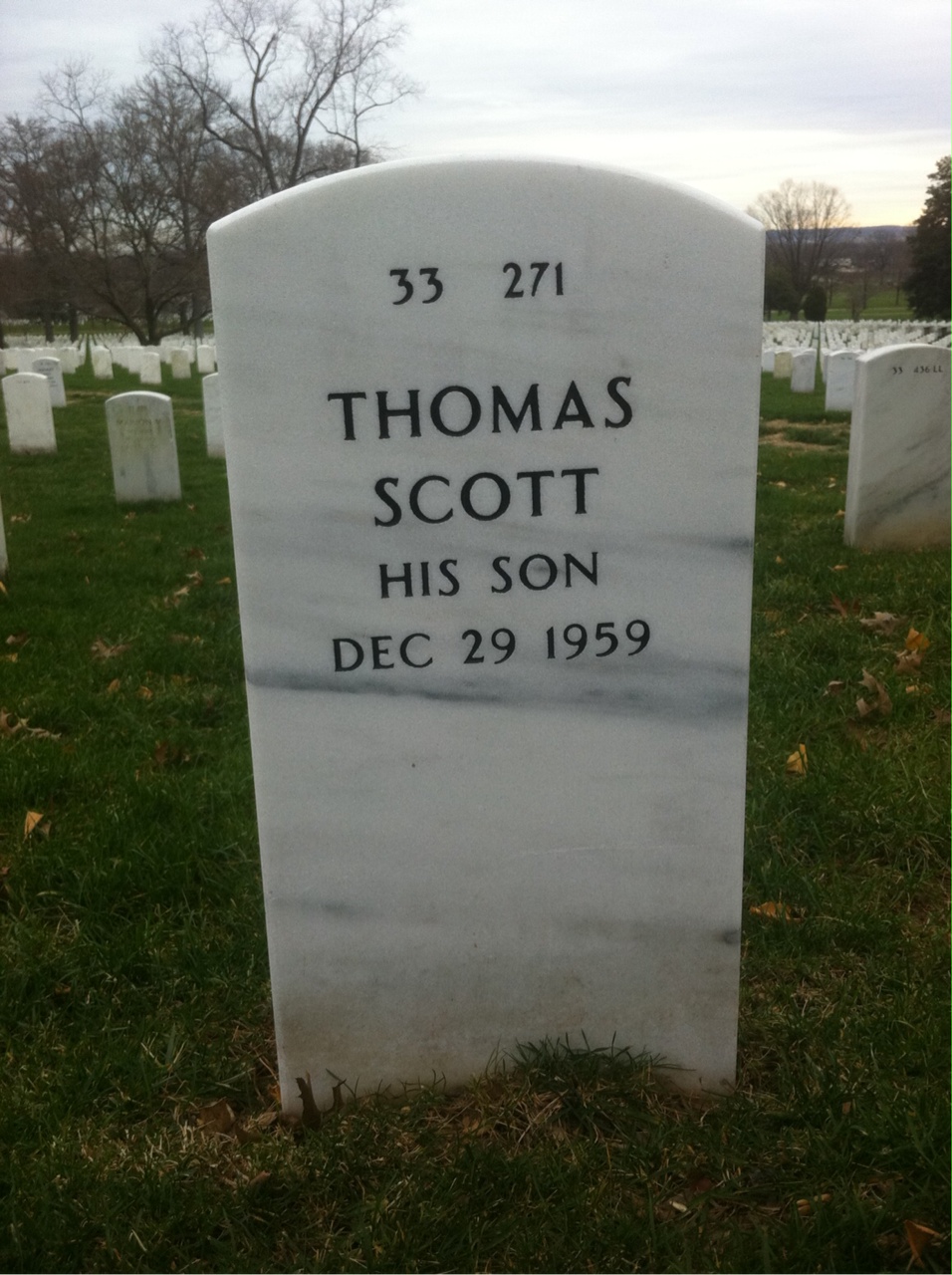 Back of headstone — Eugene Benoit
