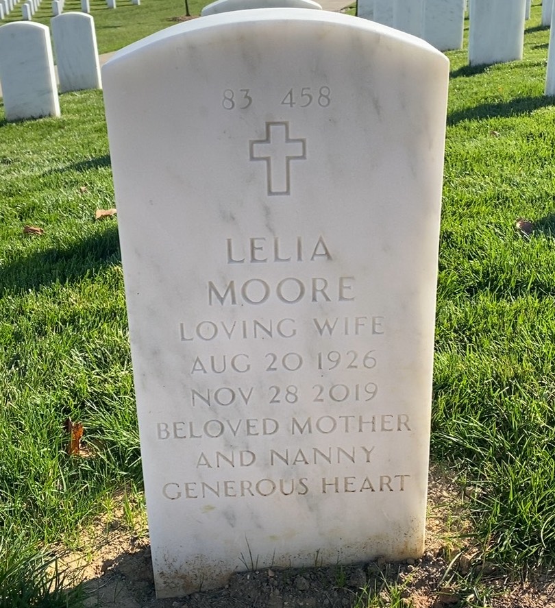 Back of headstone — Jerry Mullins