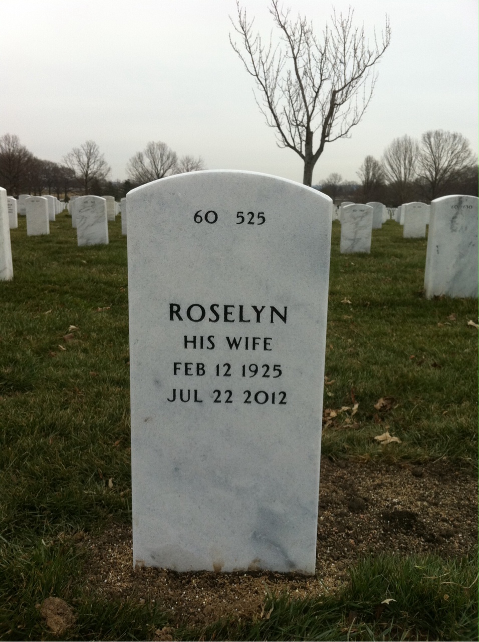 Back of headstone — Martin Kiefer