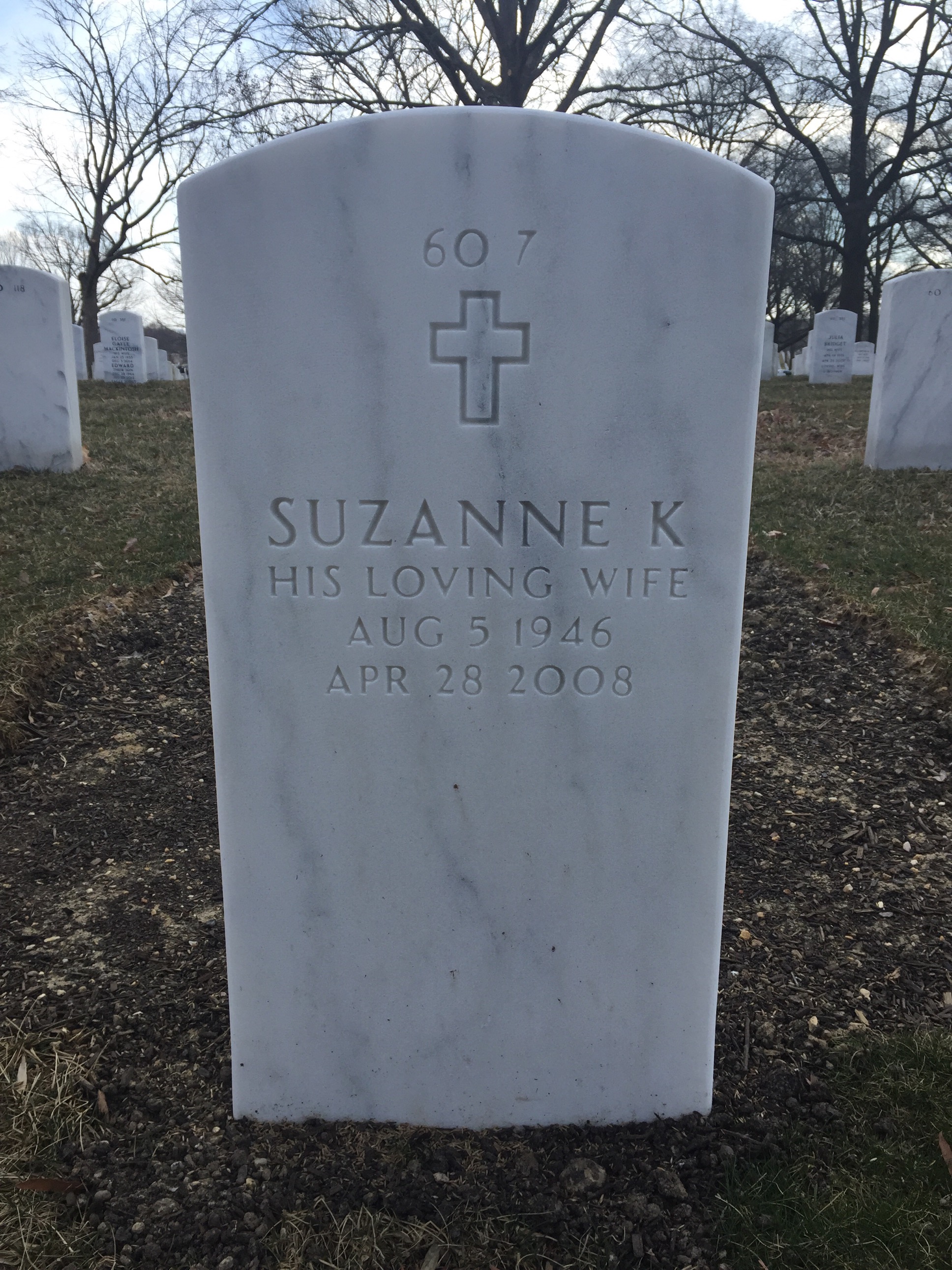 Back of headstone — Daniel Redmond