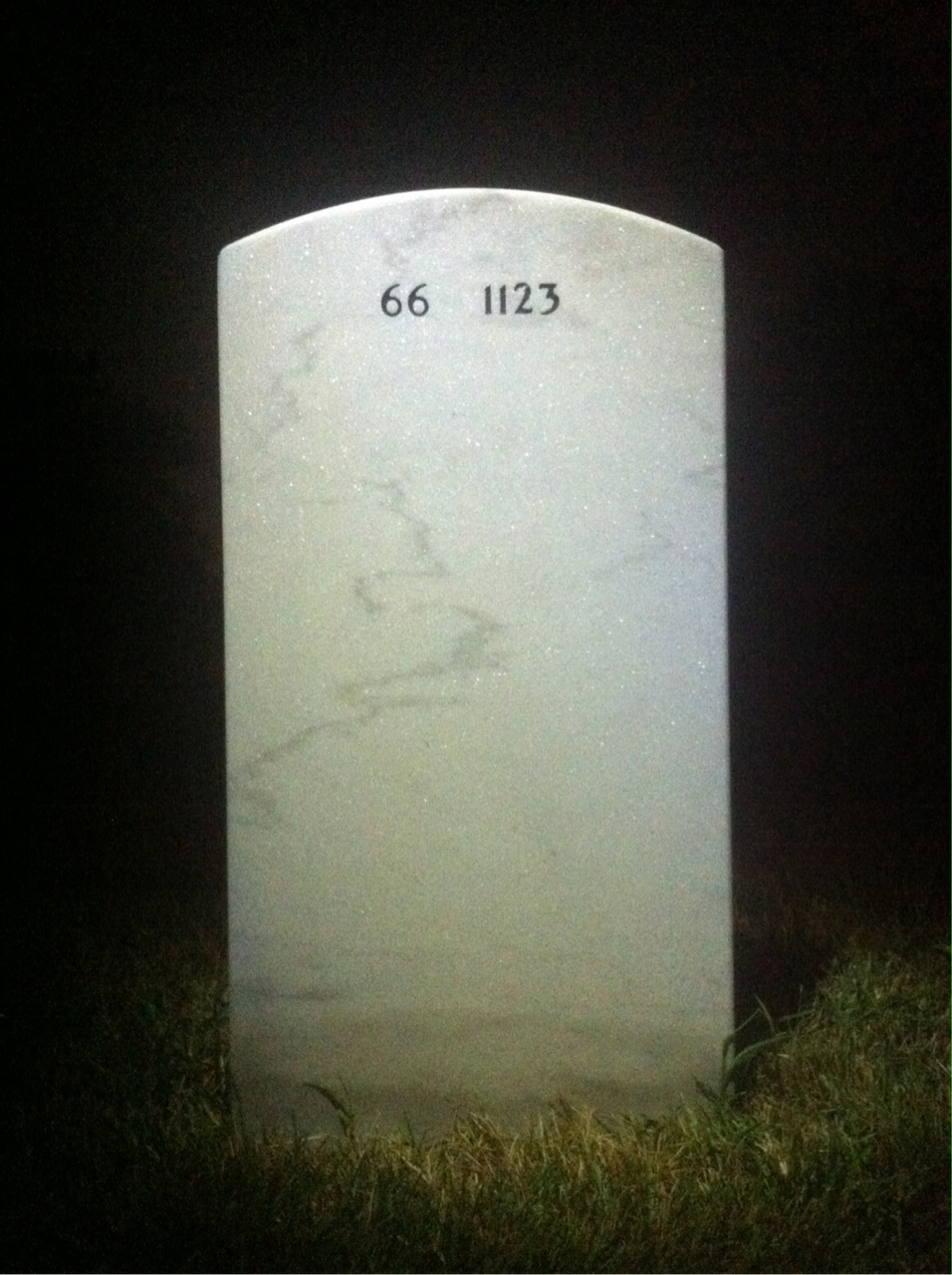 Back of headstone — Otto Christofferson