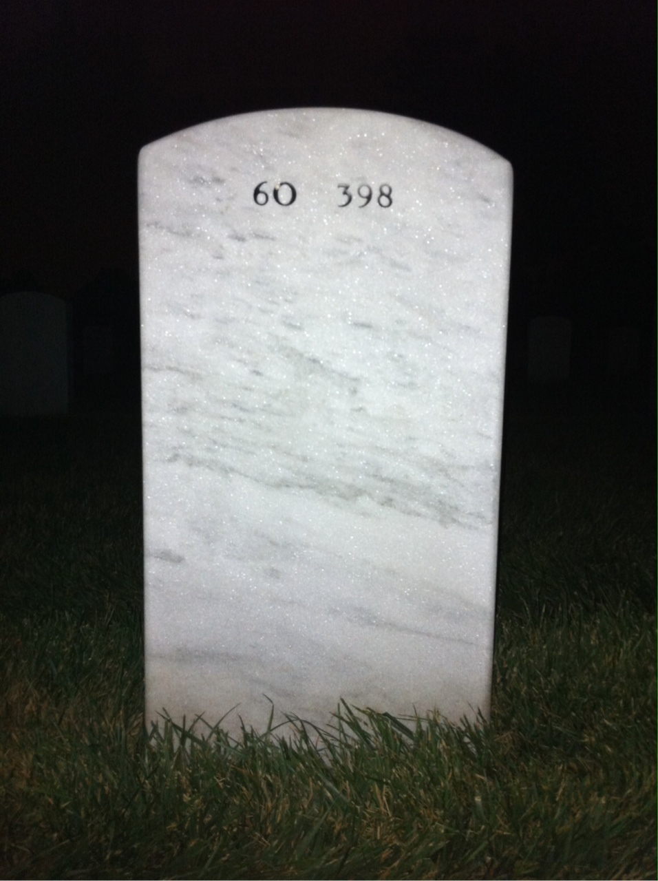 Back of headstone — Dana Edmonds