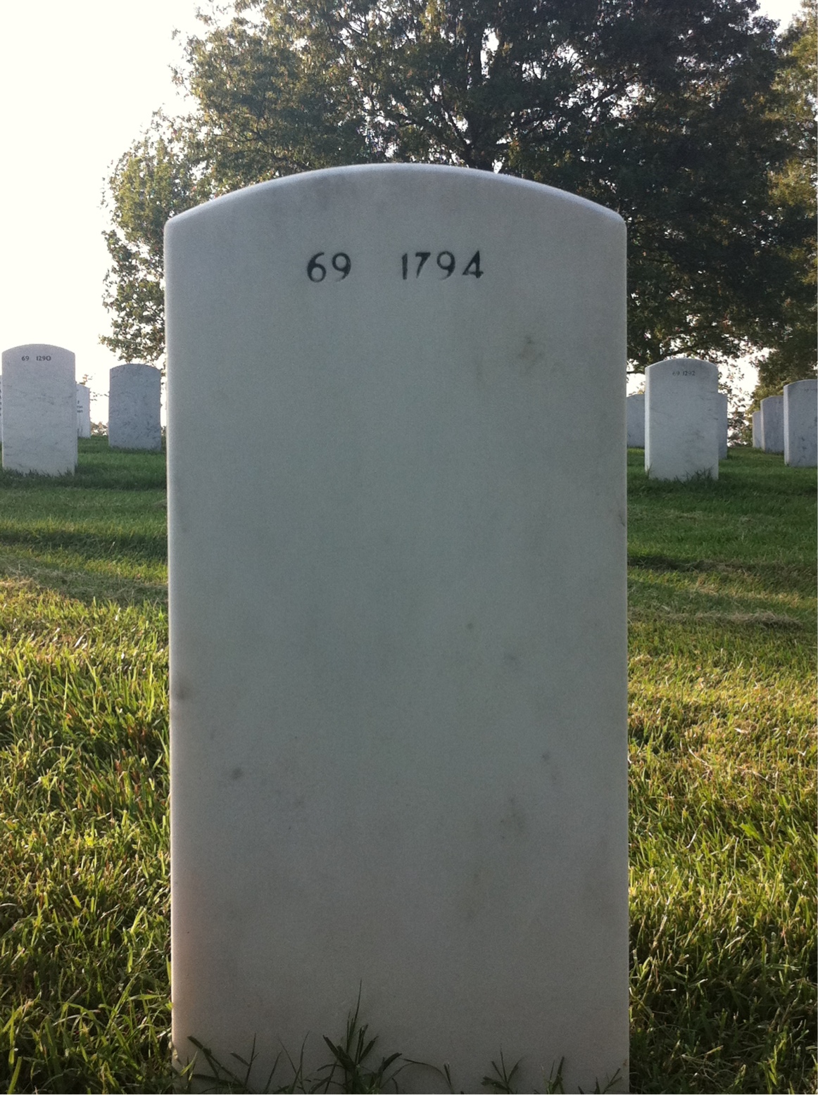 Back of headstone — Carl Kopp