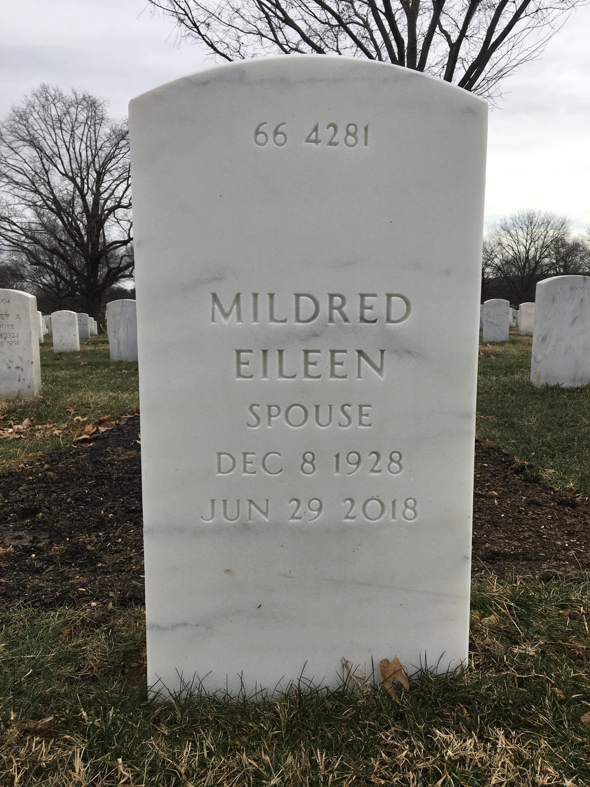 Back of headstone — Lawrence Boucher