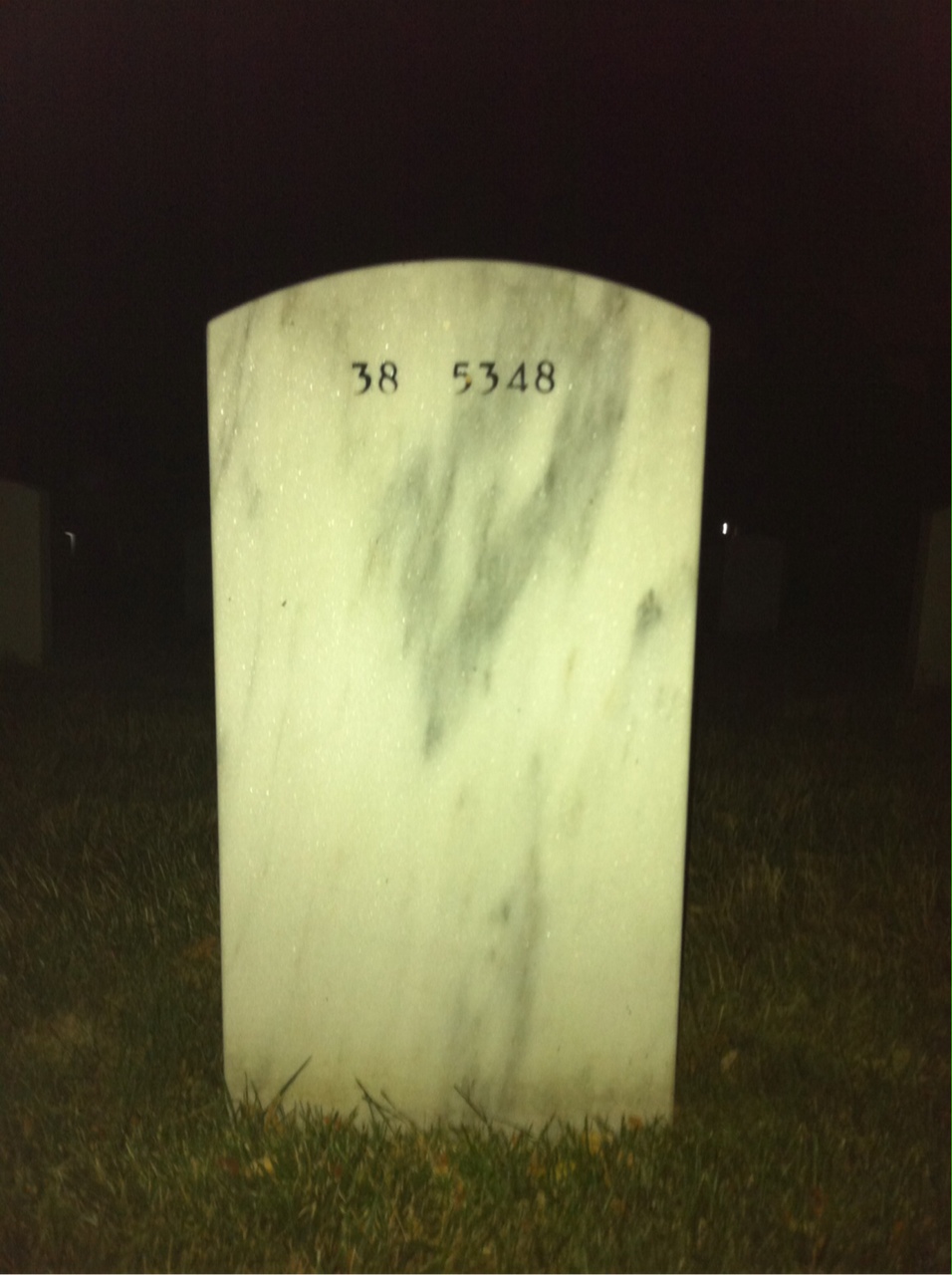 Back of headstone — Donald Nelson