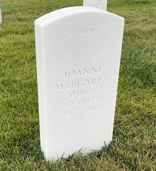 Back of headstone — Joseph Mount
