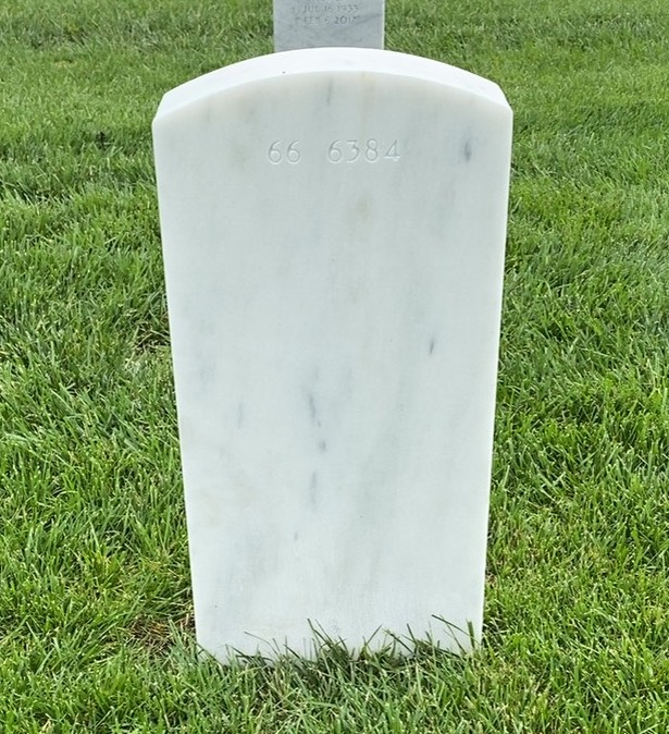 Back of headstone — Seth R Michaud
