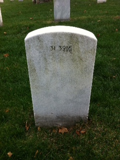 Back of headstone — Alice Mullane