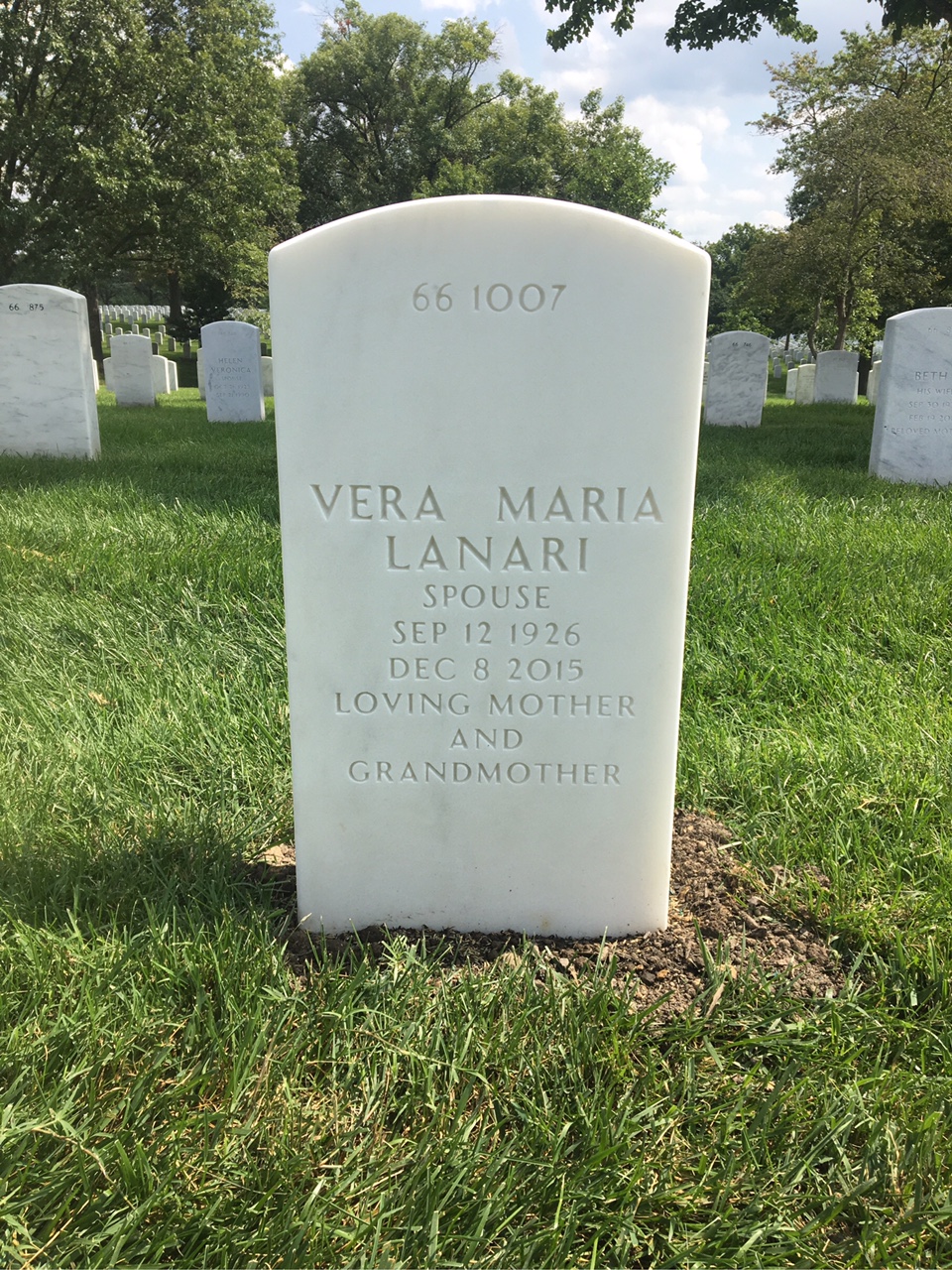 Back of headstone — Joseph Kalakowski