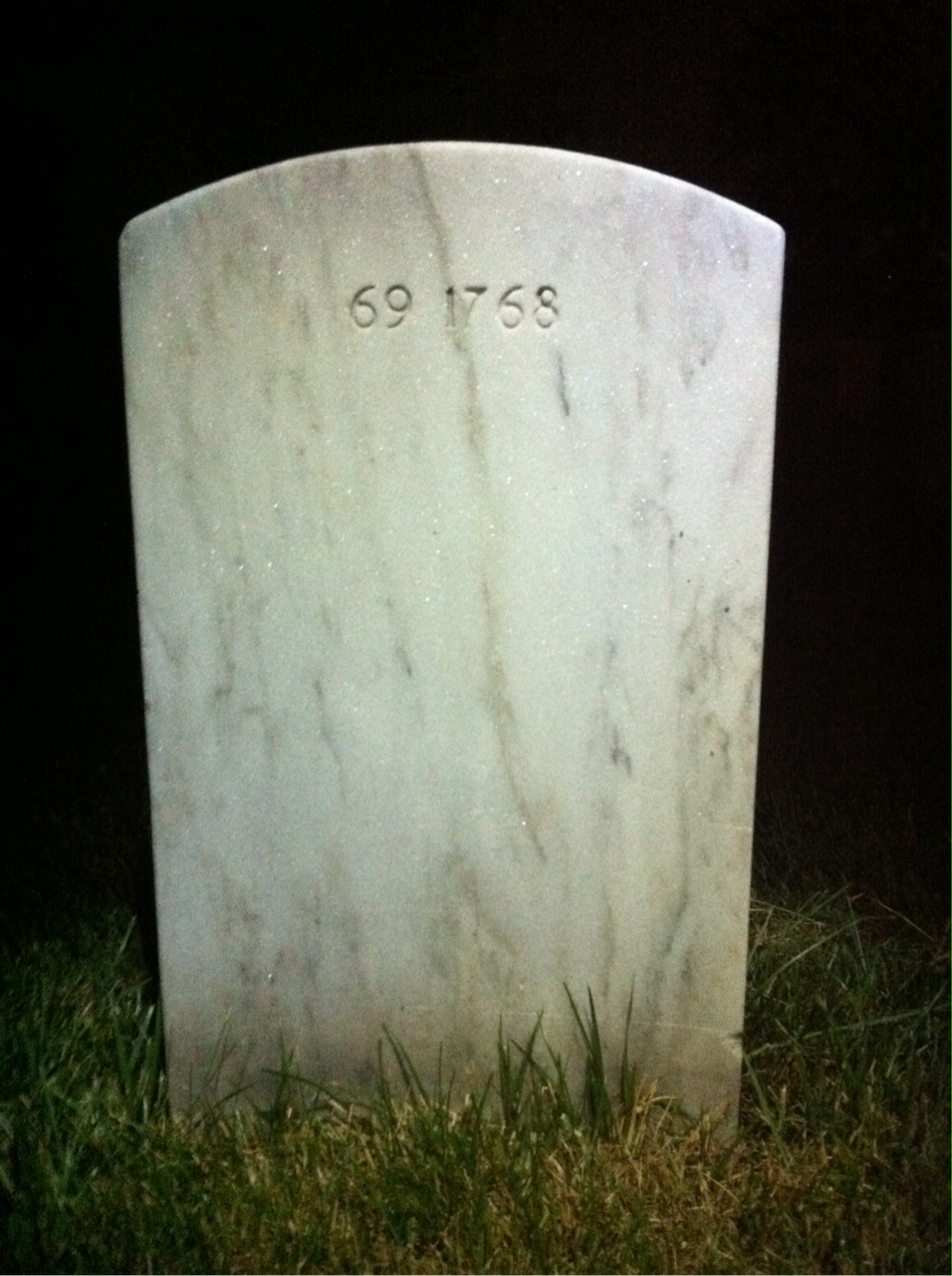 Back of headstone — Donald Conrad