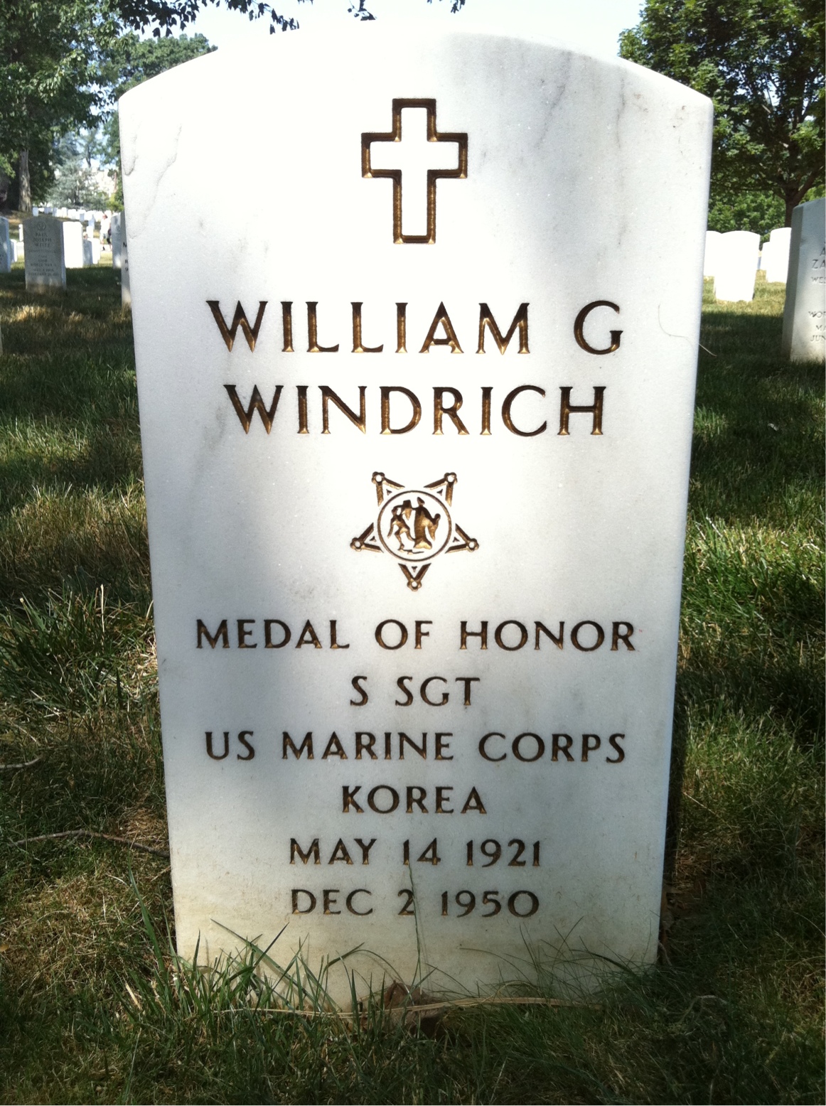 Headstone of William Gordon Windrich
