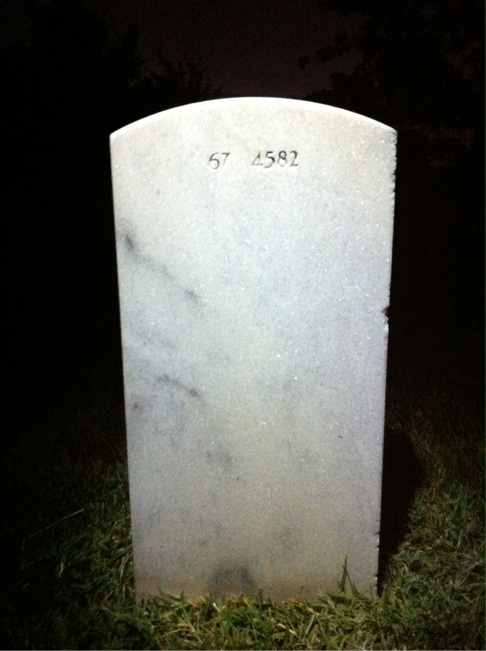 Back of headstone — Alice Bakutis