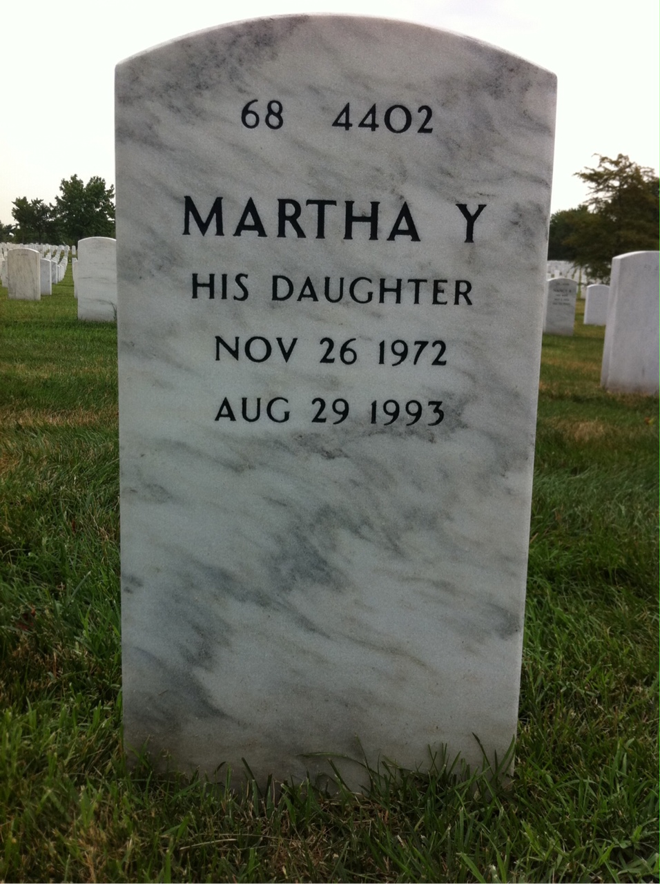 Back of headstone — Robert Phillips