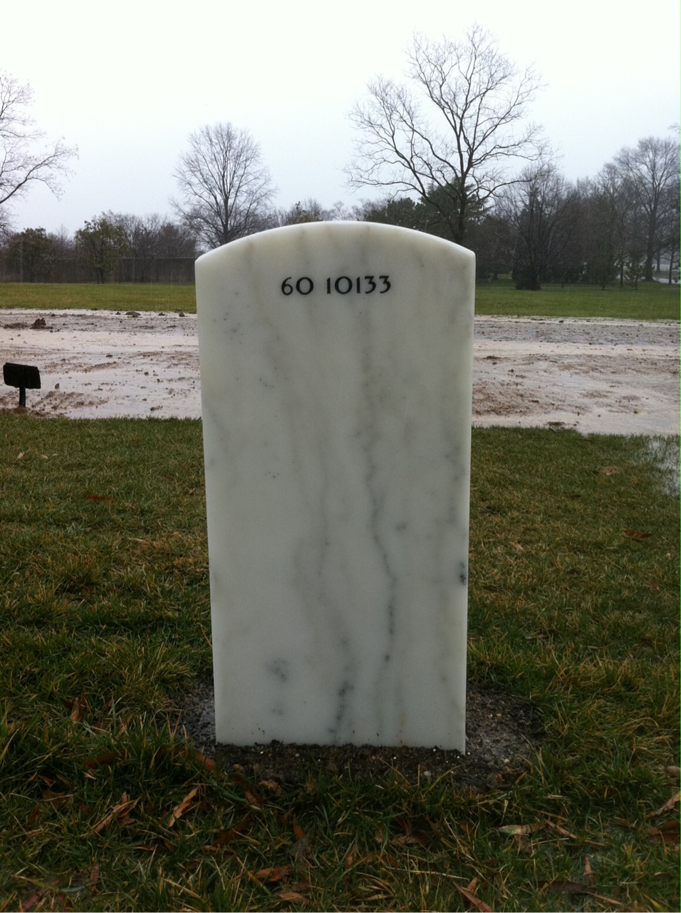 Back of headstone — Sean M Judge